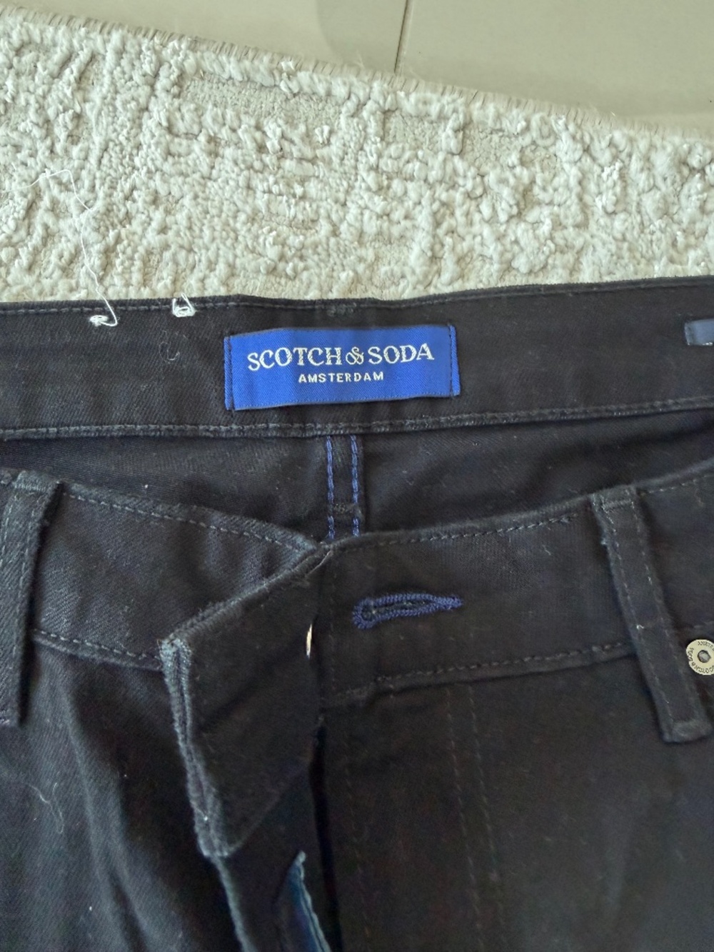 Scotch & Soda Black Slim Jeans